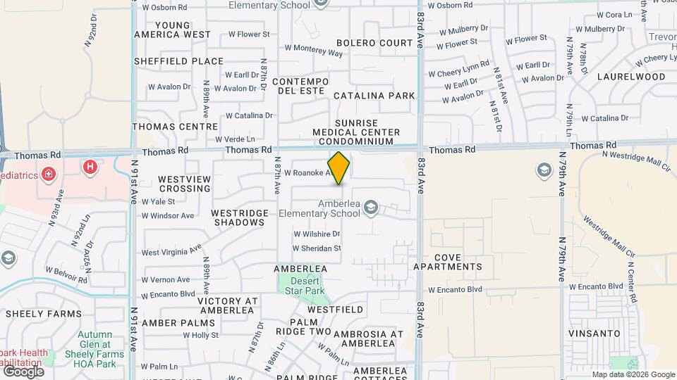 8505 W Windsor Ave Map and Location Details