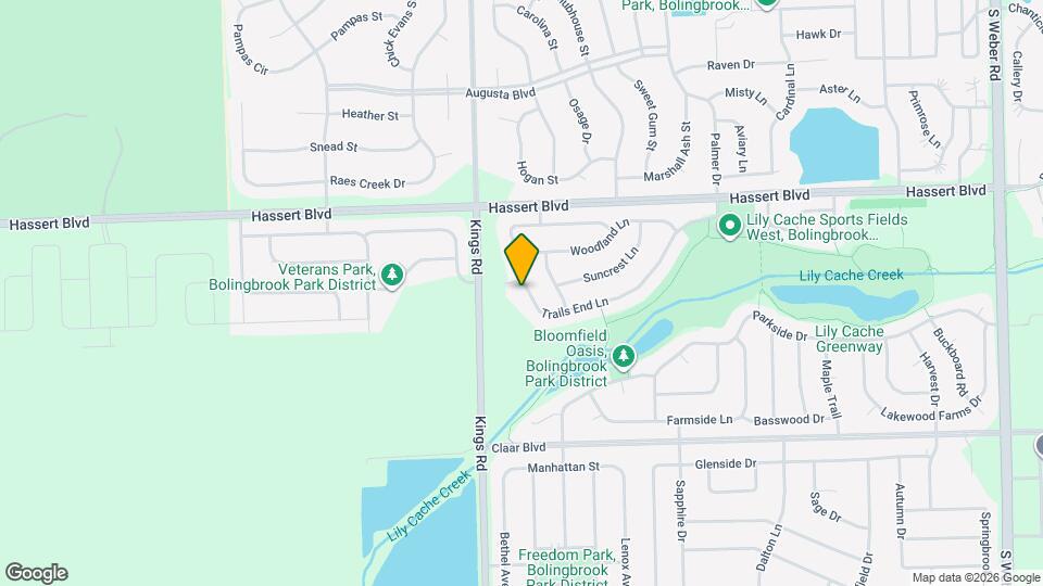 1637 Trails End Ln Map and Location Details