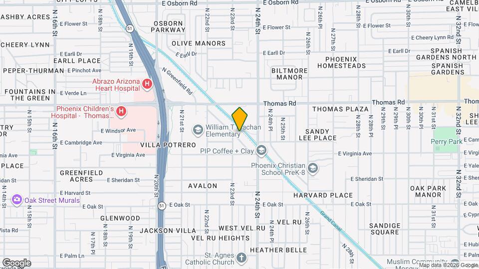 2747 N Greenfield Rd Map and Location Details