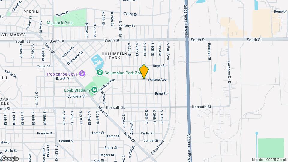 402 S 29th St Map and Location Details