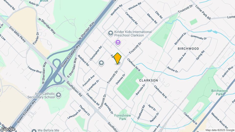 1821 Truscott Dr Map and Location Details