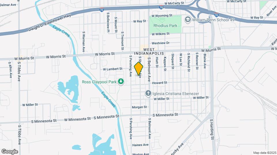 1344 S Sheffield Ave Map and Location Details