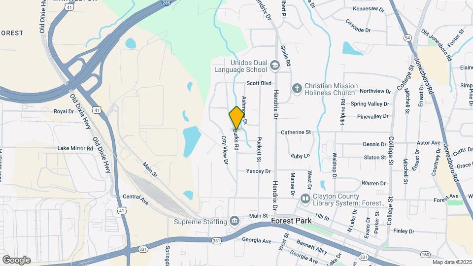 4632 Burks Rd Map and Location Details