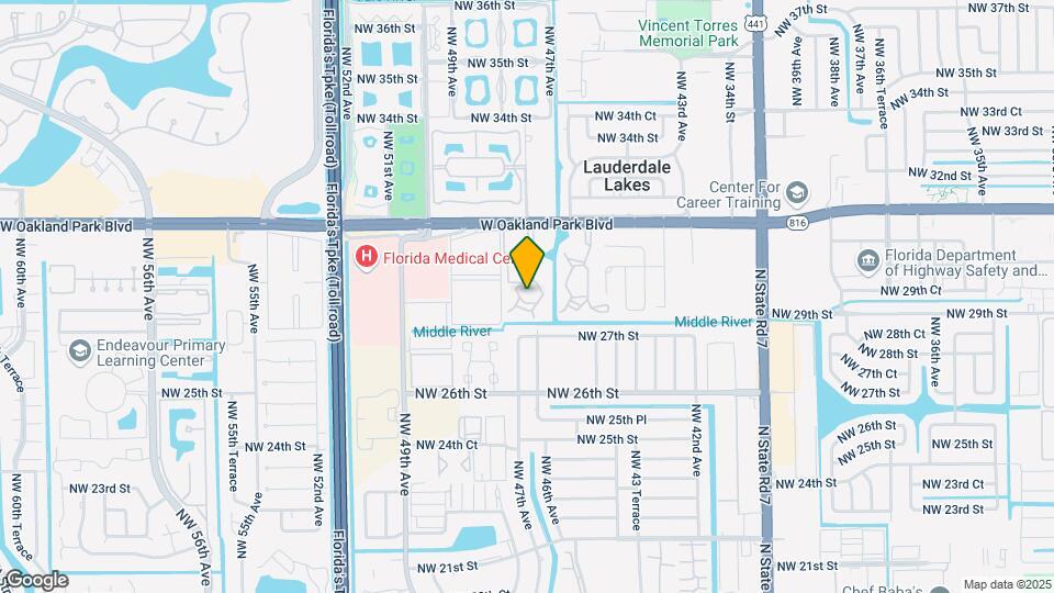 2861 NW 47th Terrace Map and Location Details