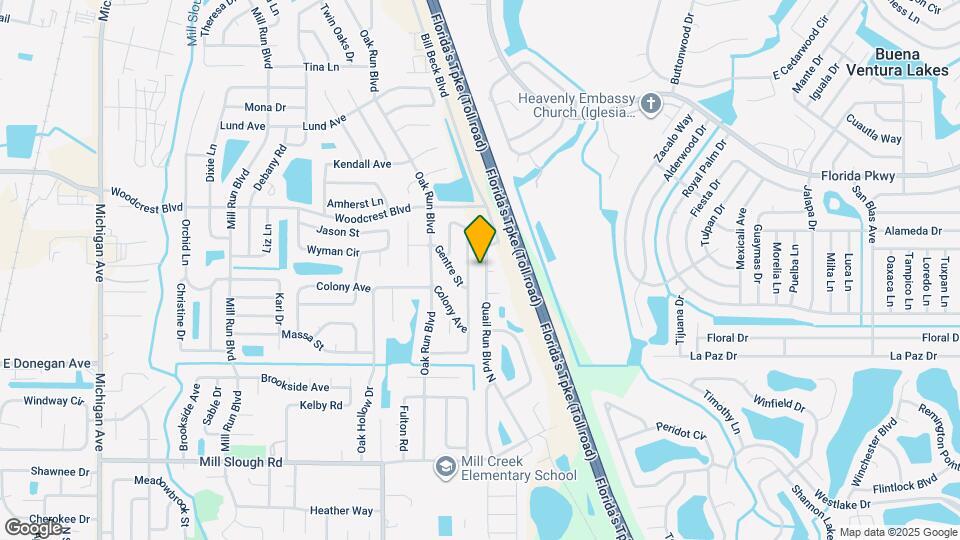 2614 Quail Run Blvd N Map and Location Details