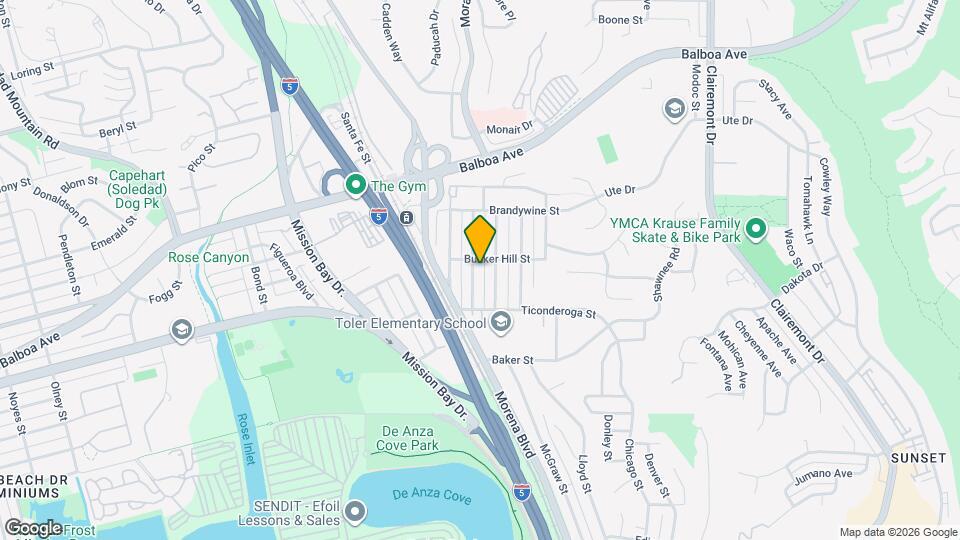 3575 Ethan Allen Ave Map and Location Details