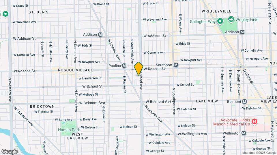 3328 N Ashland Ave Mapa y Detalles de la Ubicación
