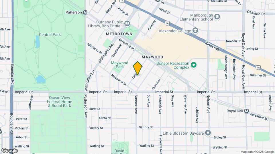 6592 Telford Av Map and Location Details