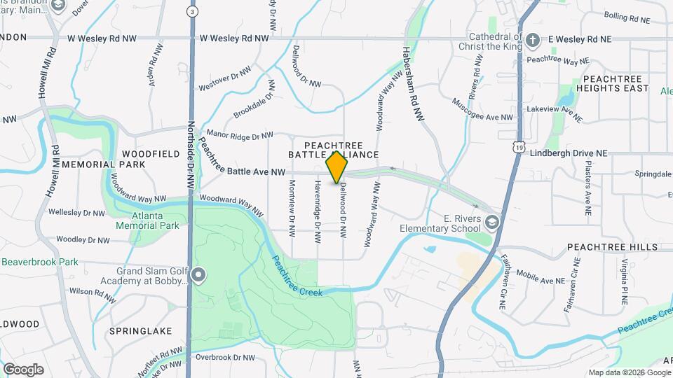 2416 Dellwood Dr NW Map and Location Details