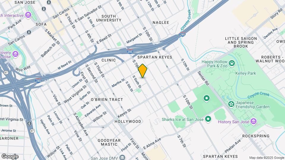 969 S 7th St Map and Location Details