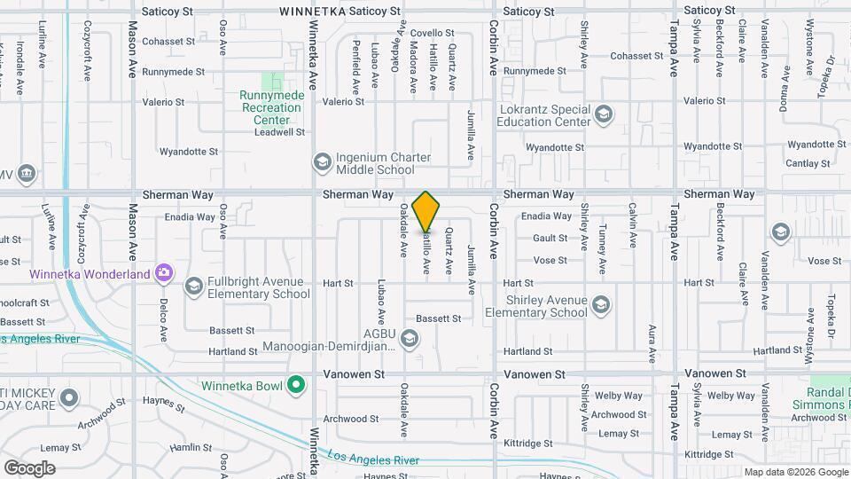 7103 Hatillo Ave Mapa y Detalles de la Ubicación