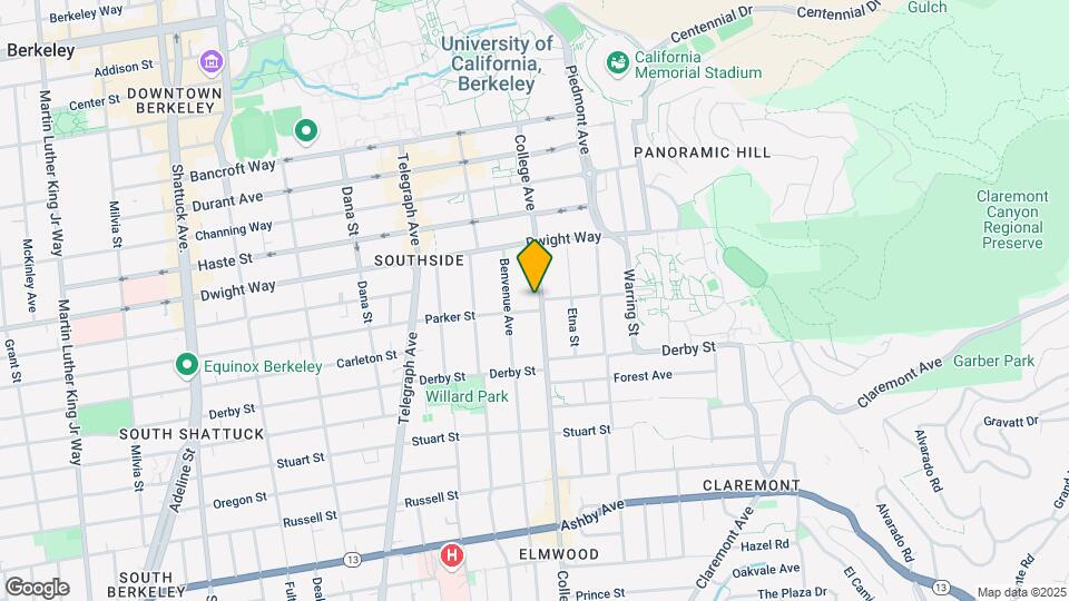 2550 College Ave Map and Location Details