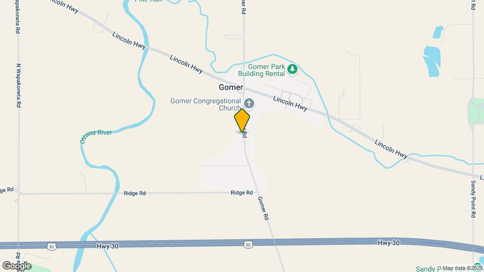 7255 Gomer Rd Map and Location Details
