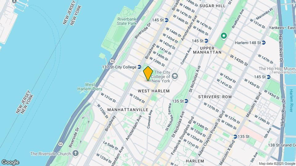 514 W 136th St Map and Location Details