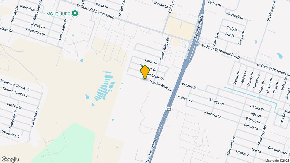 1306 Powder River Dr Map and Location Details