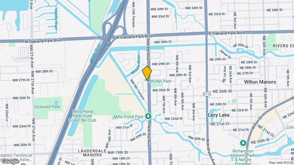 2633 NW 9th Ave Mapa y Detalles de la Ubicación