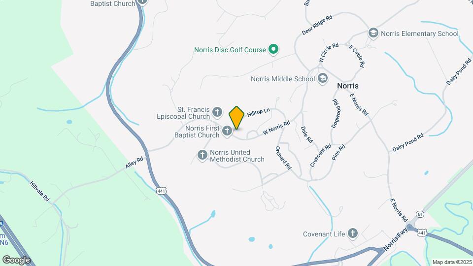 142 W Norris Rd Map and Location Details