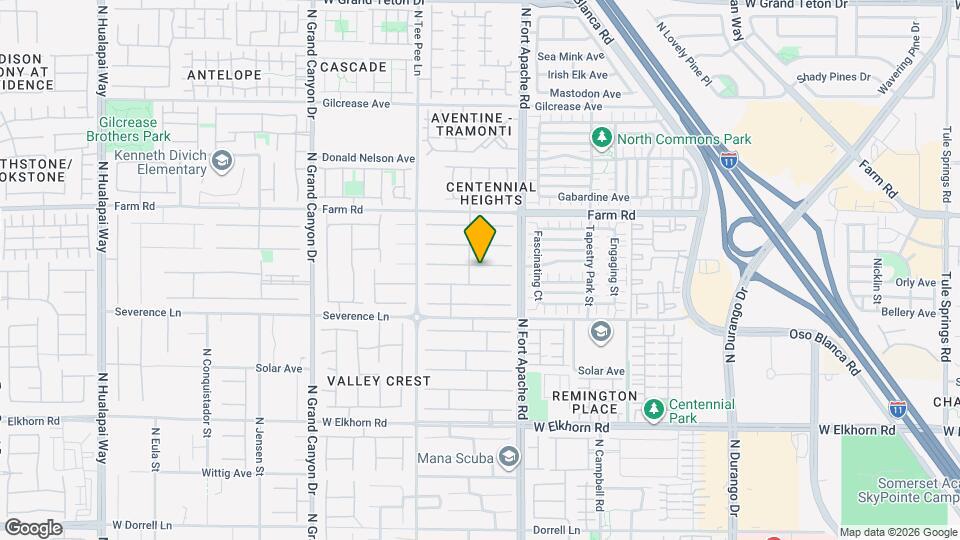 9353 Thunder Basin Ave Mapa y Detalles de la Ubicación