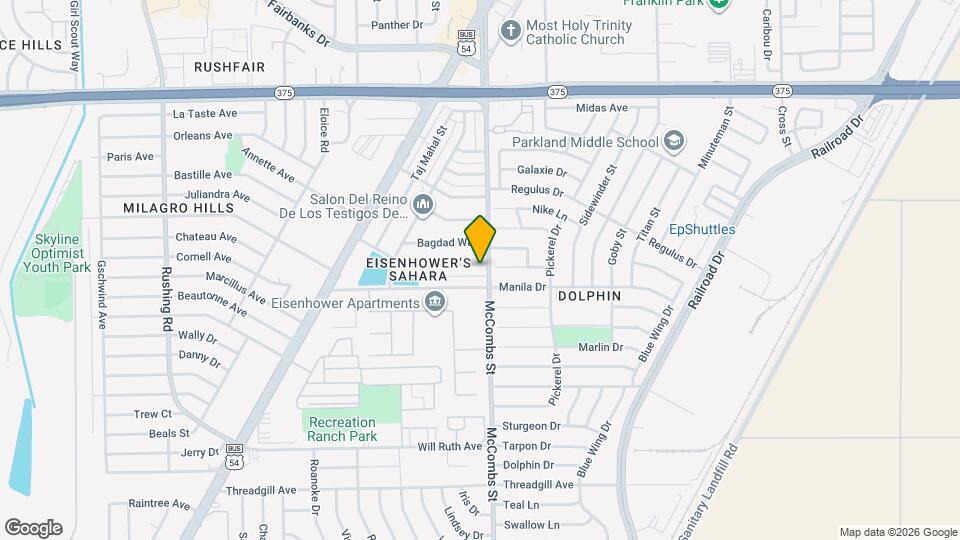 5740 Saluki Dr Map and Location Details