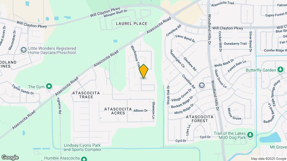 17314 Blackstone Trails Dr Map and Location Details