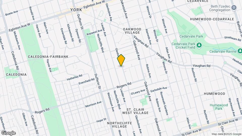 394 Glenholme Av Map and Location Details