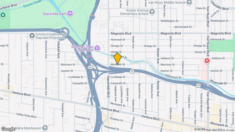 15216 Morrison St Map and Location Details