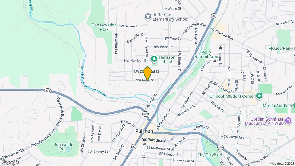 383 NW Irving St Mapa y Detalles de la Ubicación