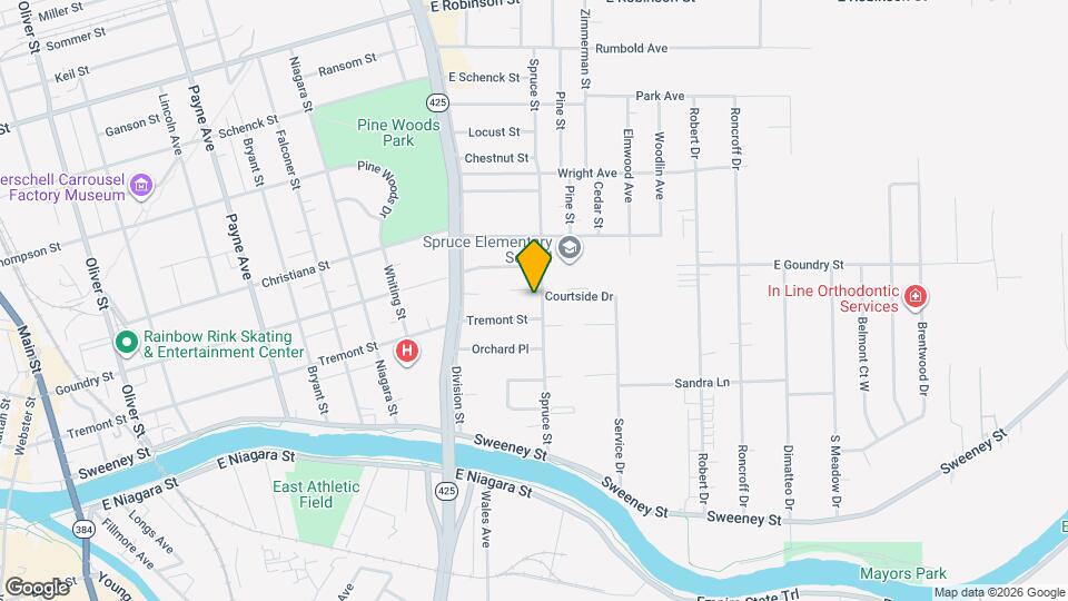 166 Spruce St, Unit 5 Map and Location Details