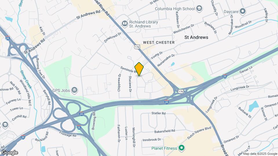 1024 Old Manor Rd Map and Location Details