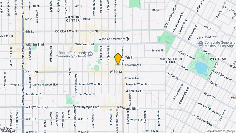 744 S New Hampshire Ave Map and Location Details