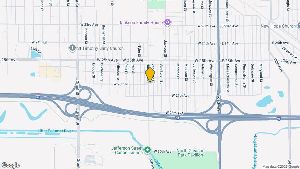 2633 Harrison St Map and Location Details