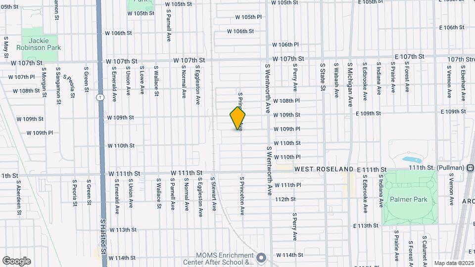 309 W 109th Pl Map and Location Details
