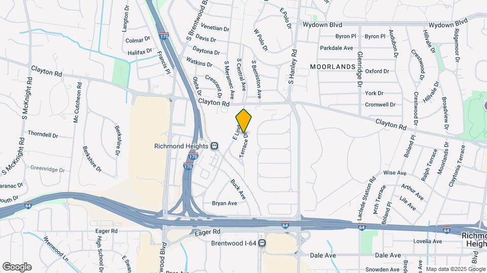 1055 Terrace Dr Map and Location Details
