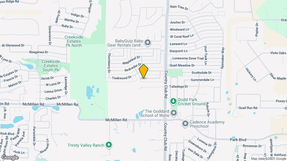 1620 Ridgecove Dr Map and Location Details