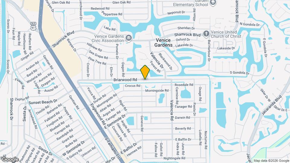 450 Briarwood Rd Map and Location Details