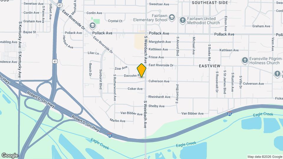 1912 Culverson Ave Map and Location Details