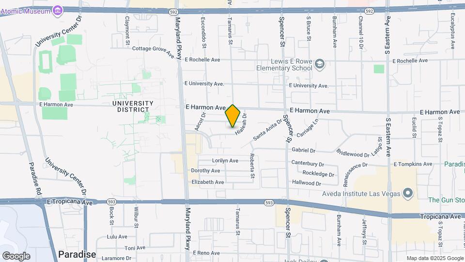 1500 Hialeah Dr Map and Location Details