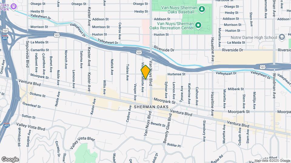 4528 Vista Del Monte Ave Mapa y Detalles de la Ubicación