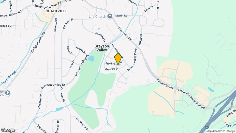 2163 Cheshire Dr Map and Location Details