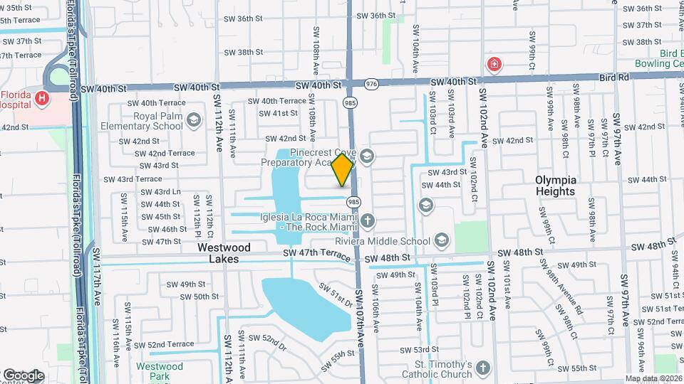 10720 SW 43rd Ln Map and Location Details