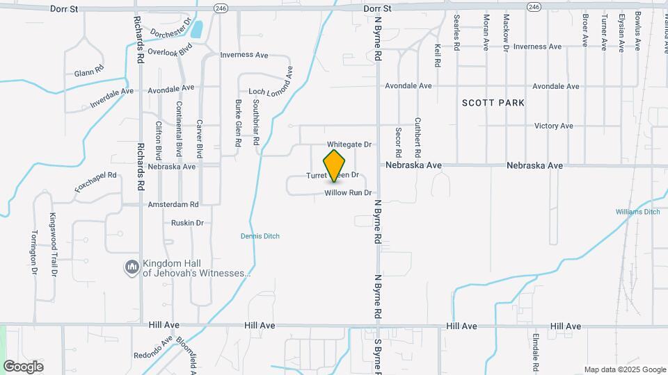 3602 Willow Run Dr Map and Location Details