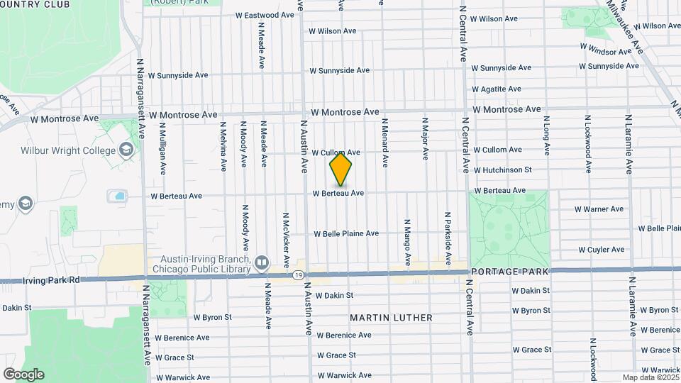 5904 W Berteau Ave Mapa y Detalles de la Ubicación