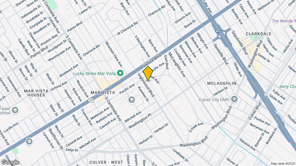 3864 Inglewood Blvd Mapa y Detalles de la Ubicación