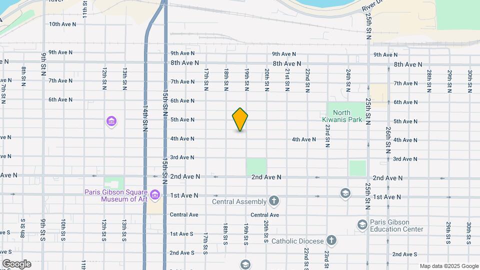 1821 4th Ave N Mapa y Detalles de la Ubicación