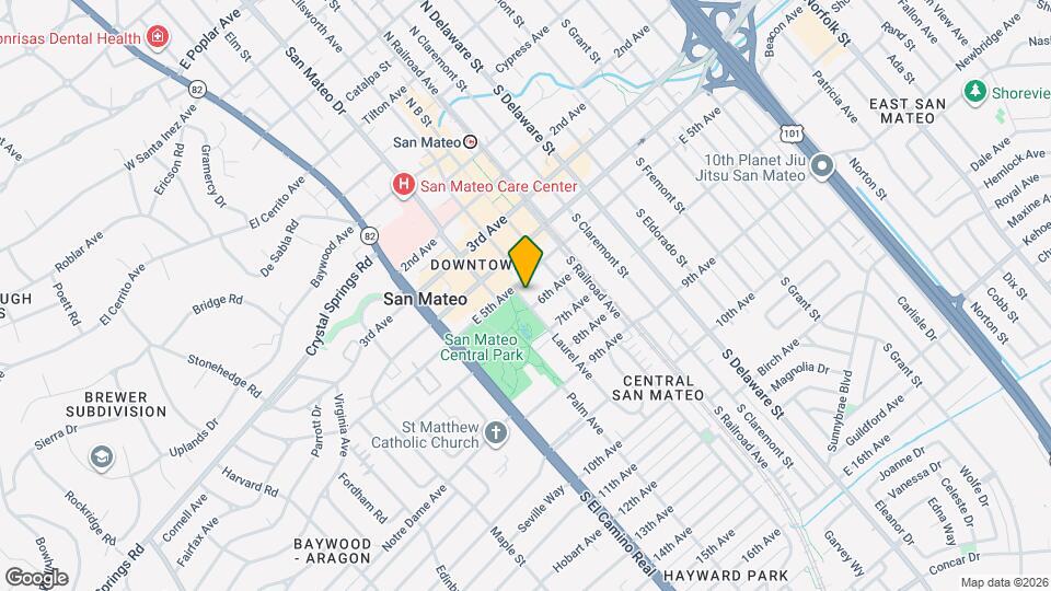 555 Laurel Ave Map and Location Details