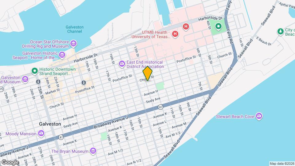 614 13th St Map and Location Details