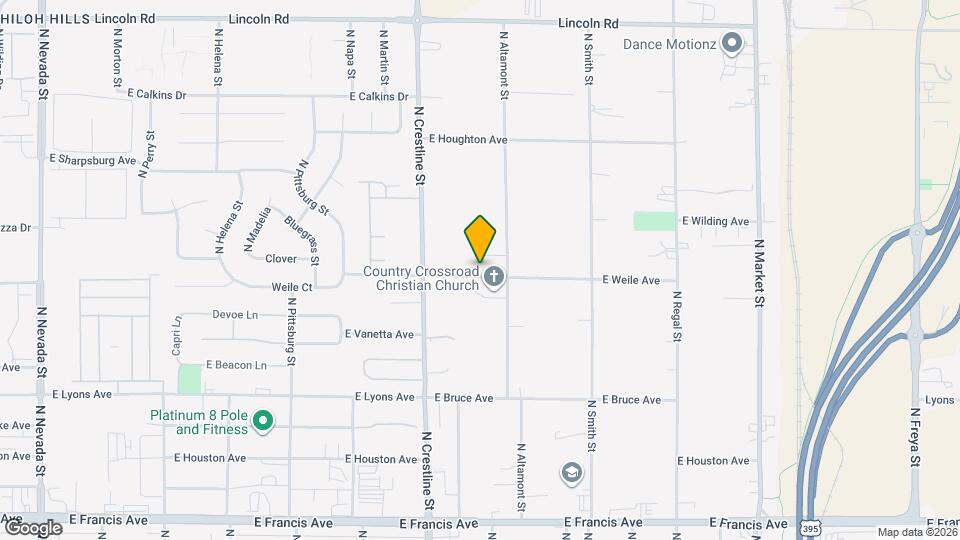 2217 E Weile Ave Map and Location Details