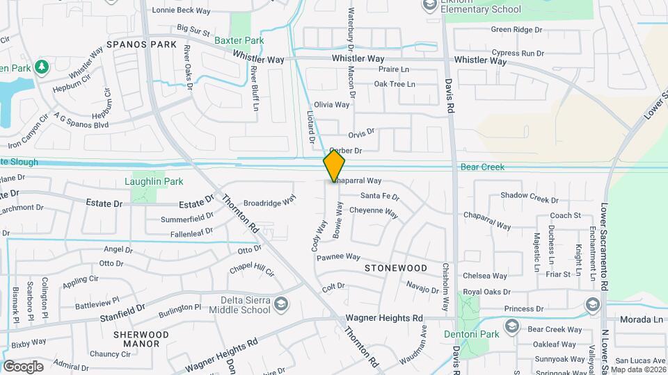 9813 Bowie Way Map and Location Details