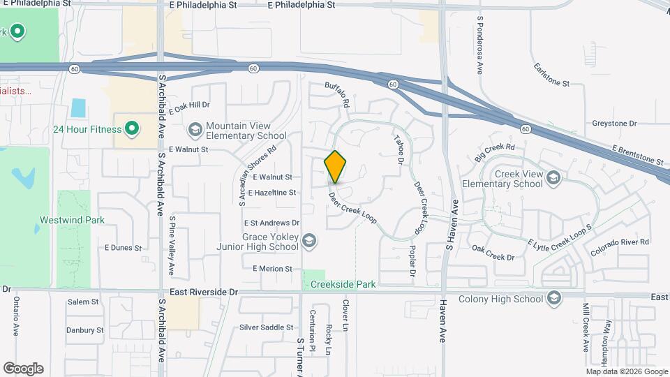 2708 Montego Way Map and Location Details