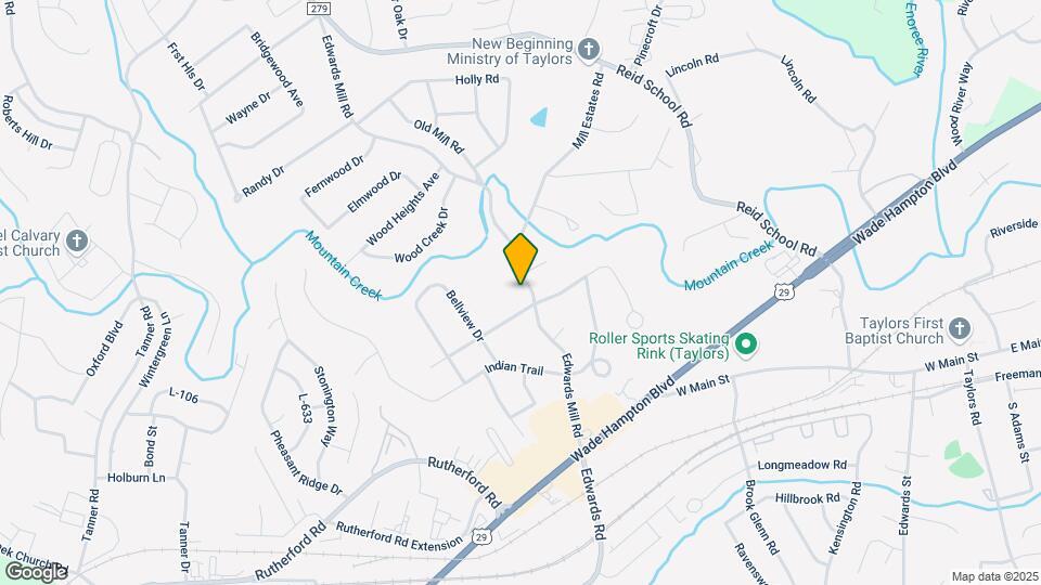 203 Edwards Mill Rd Map and Location Details